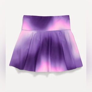 NWT Old Navy High-Waisted Powersoft Active Skort | Purple Gradient | Large 10/12